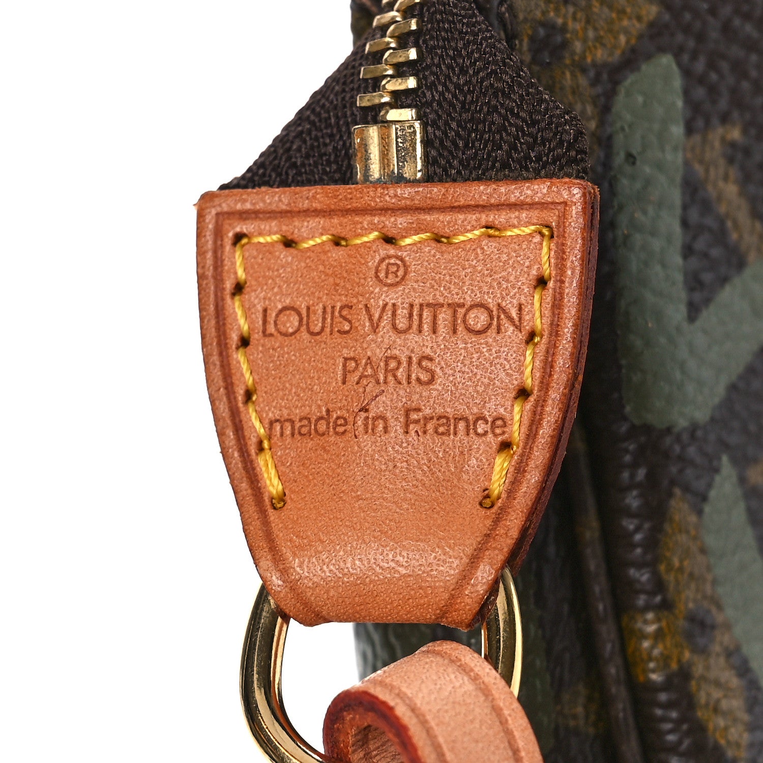 Louis Vuitton Monogram Graffiti Pochette Accessories Kaki 7 of 9
