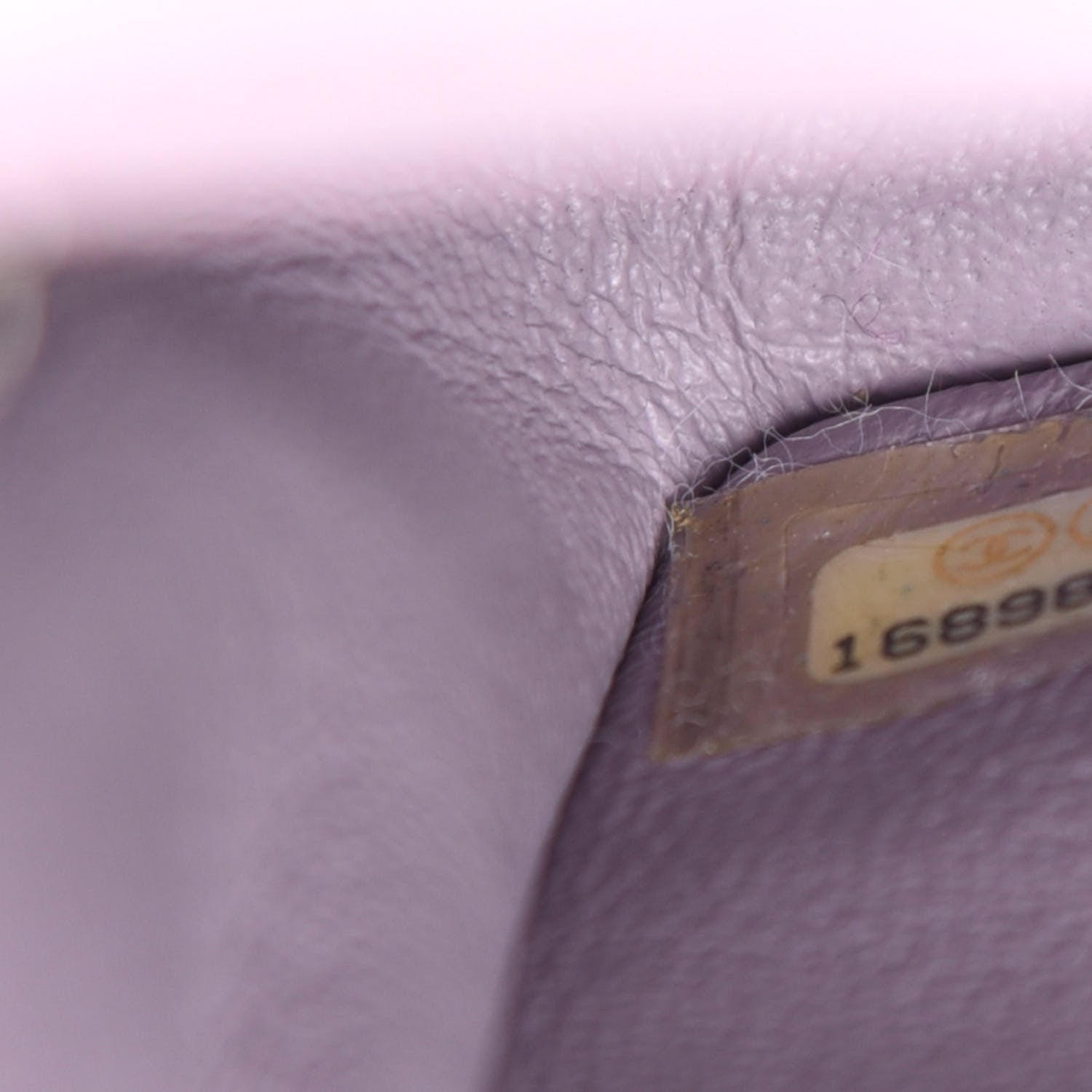 Chanel Lambskin Quilted Mini Rectangular Flap Light Purple 9 of 11