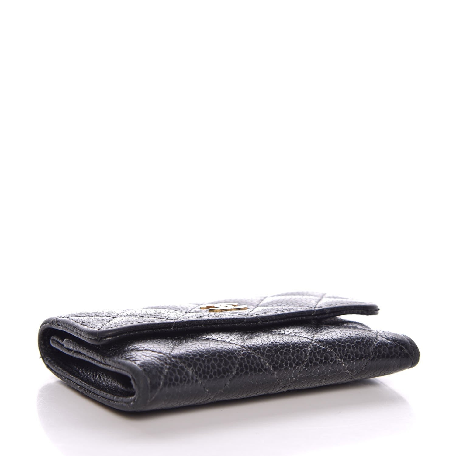 Chanel Caviar Quilted Flap Card Holder Black 4 of 9