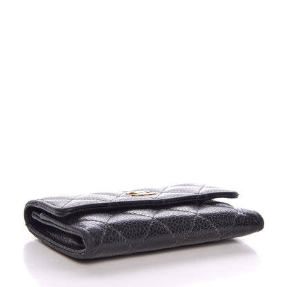 Chanel Caviar Quilted Flap Card Holder Black 4 of 9