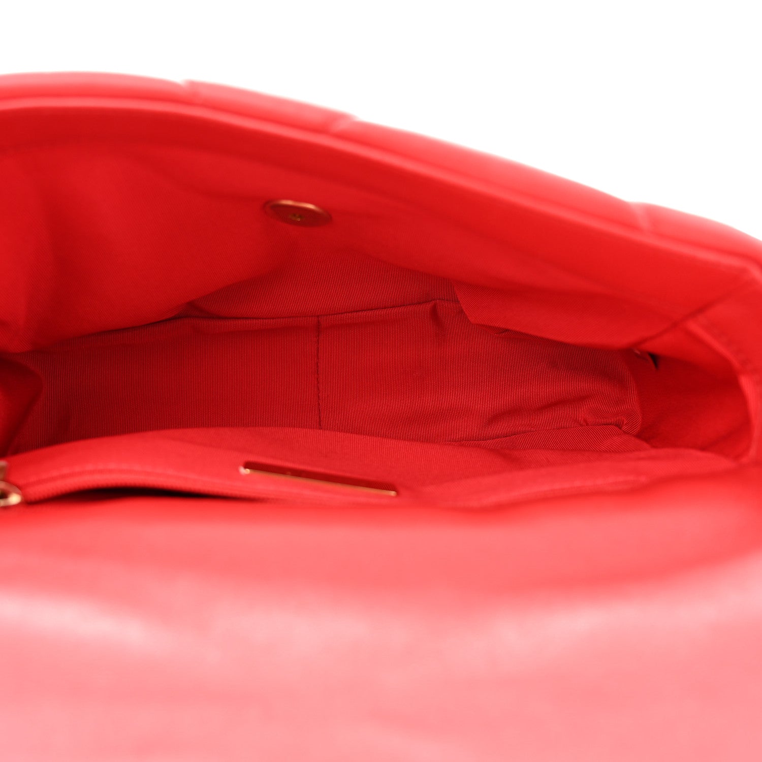 Chanel Lambskin Quilted Medium Chanel 19 Flap Red 5 of 10