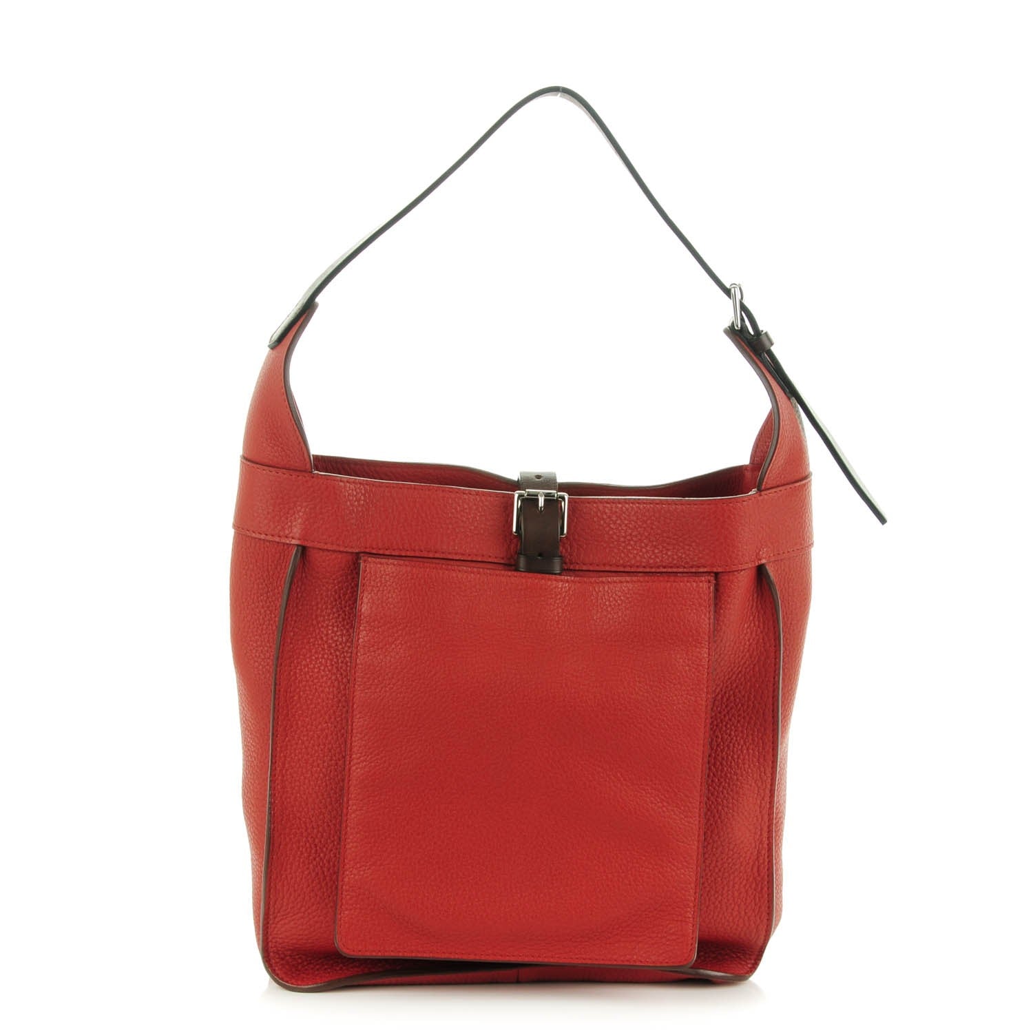 Hermes Taurillon Clemence Marwari PM Rouge Venetian 1 of 7
