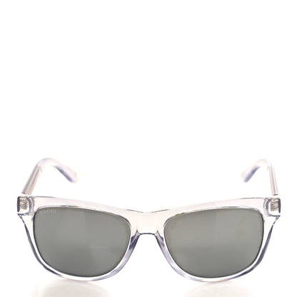 Gucci GG Bio-Based Frame Rectangle Web Sunglasses 3709/S Grey 2 of 9