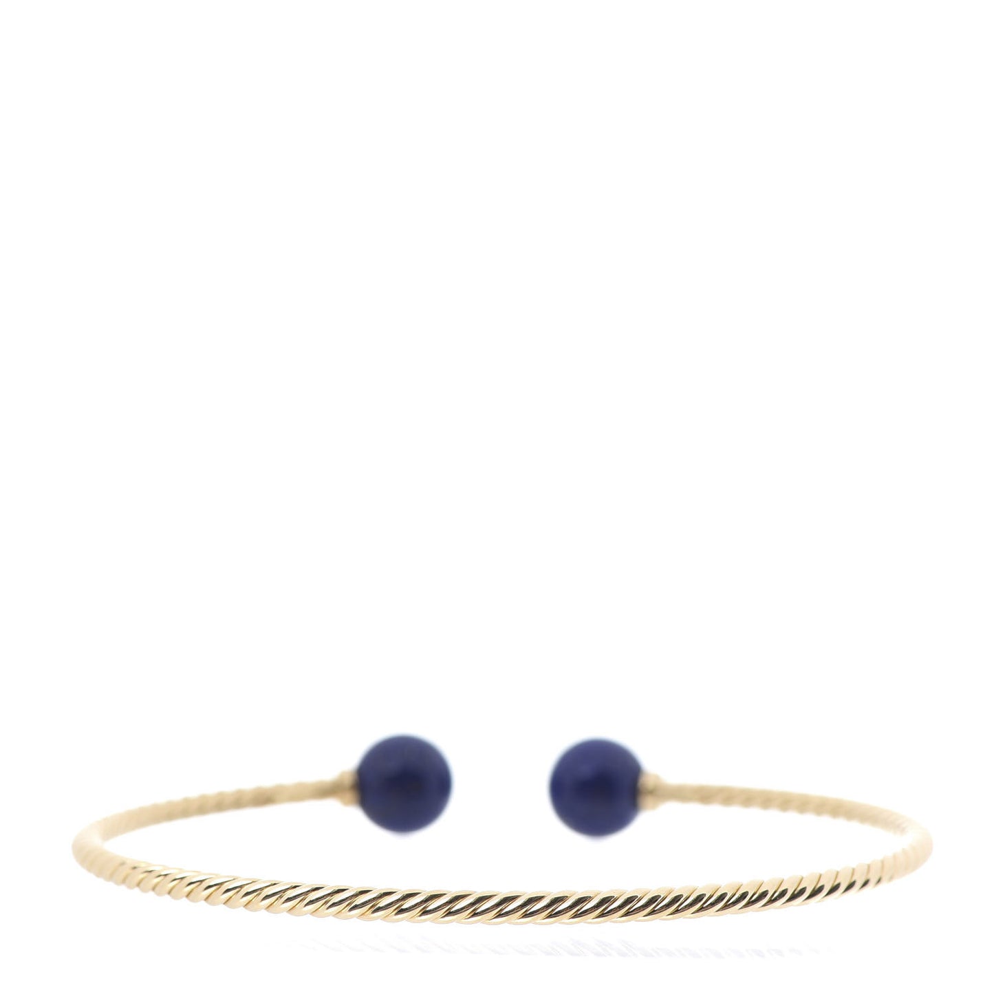18K Yellow Gold Lapis Lazuli 8.5mm Solari Bracelet