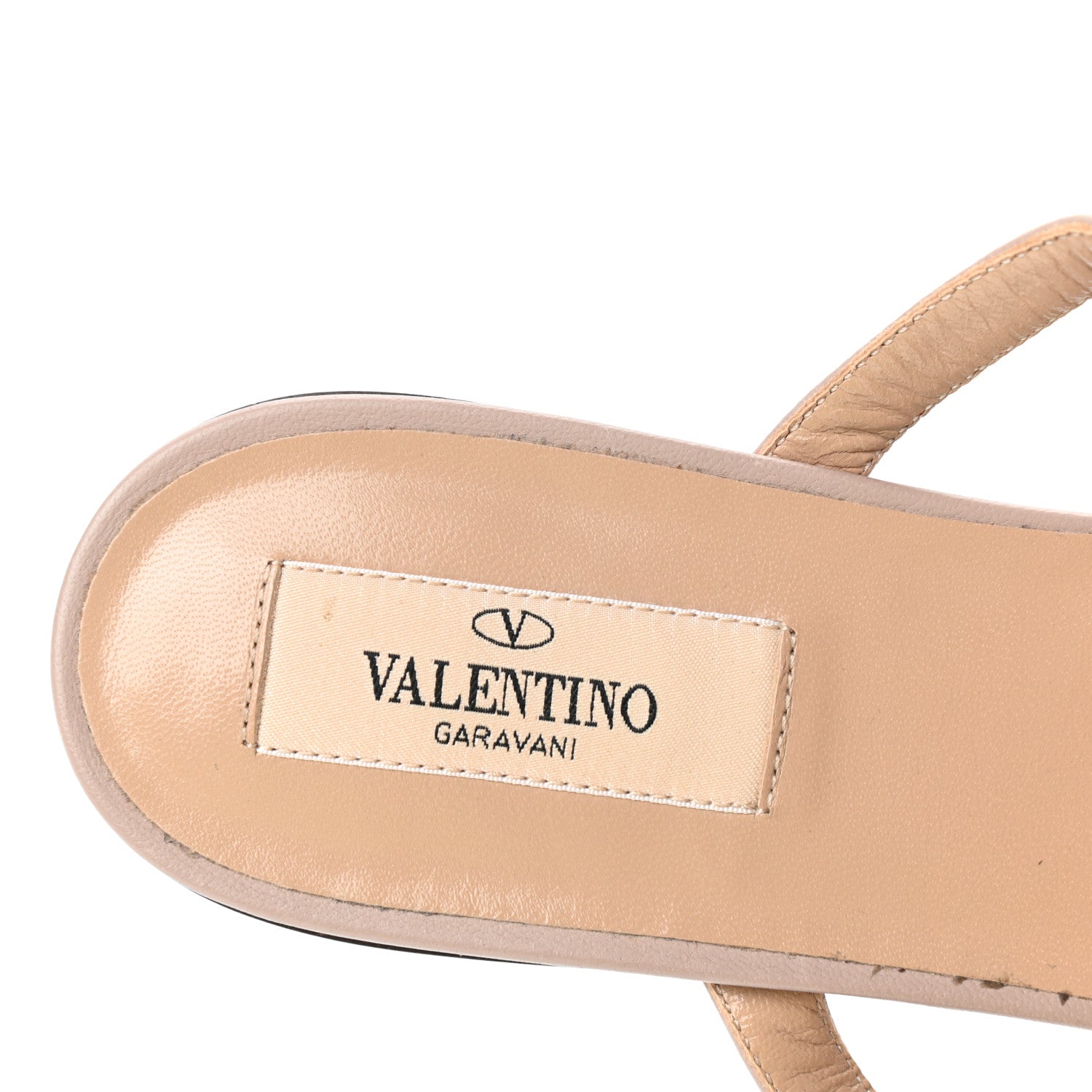 Valentino Garavani Nappa Rockstud Flat Cage Mules 39 Poudre 20 of 22