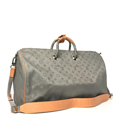 Louis Vuitton Monogram Titanium Keepall Bandouliere 50 2 of 8