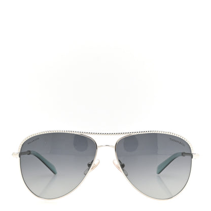 Tiffany Acetate TF3062 Pilot Sunglasses Black Blue 2 of 8