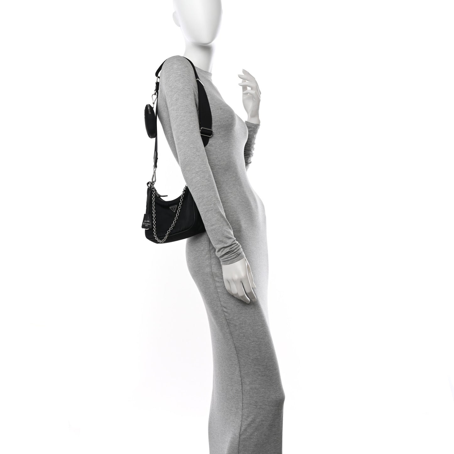 Nylon Re-Edition 2005 Shoulder Bag Black