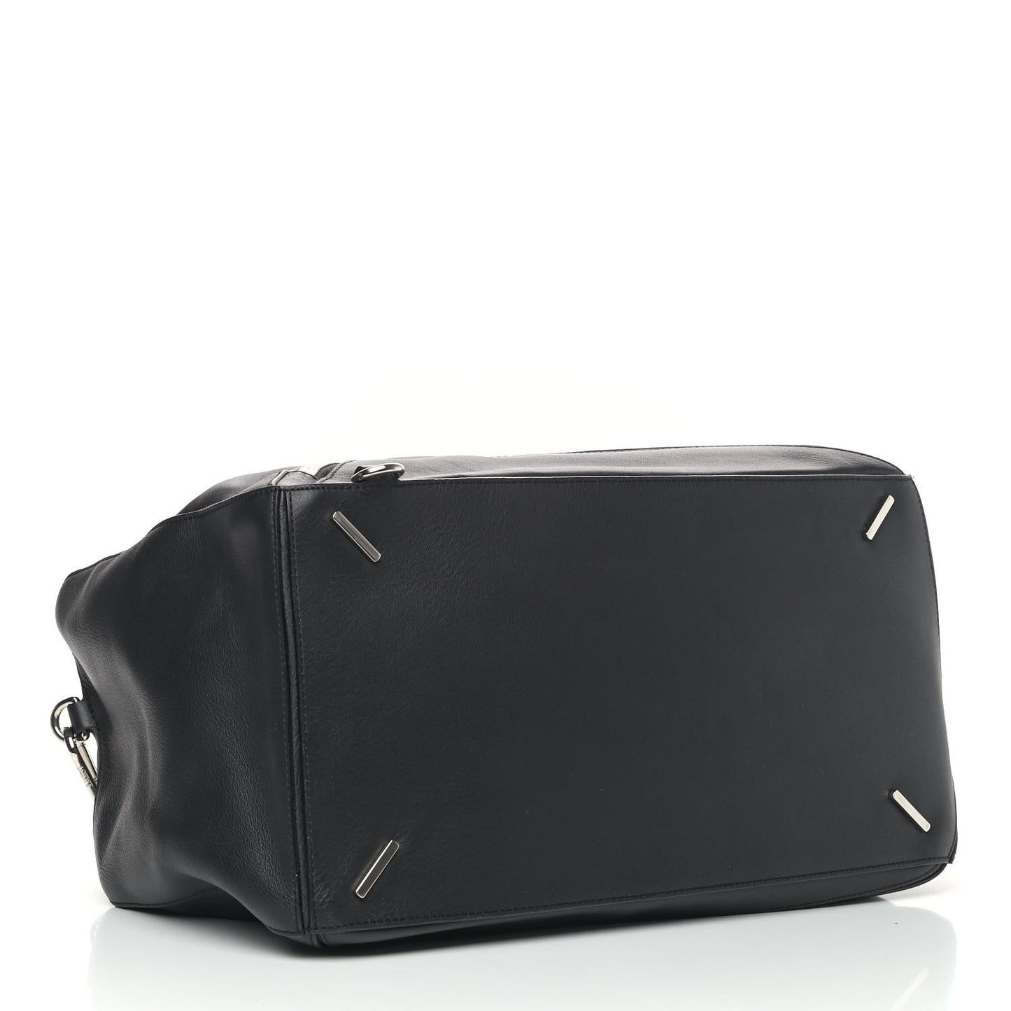 Calfskin XL Zipper Puzzle Bag Black