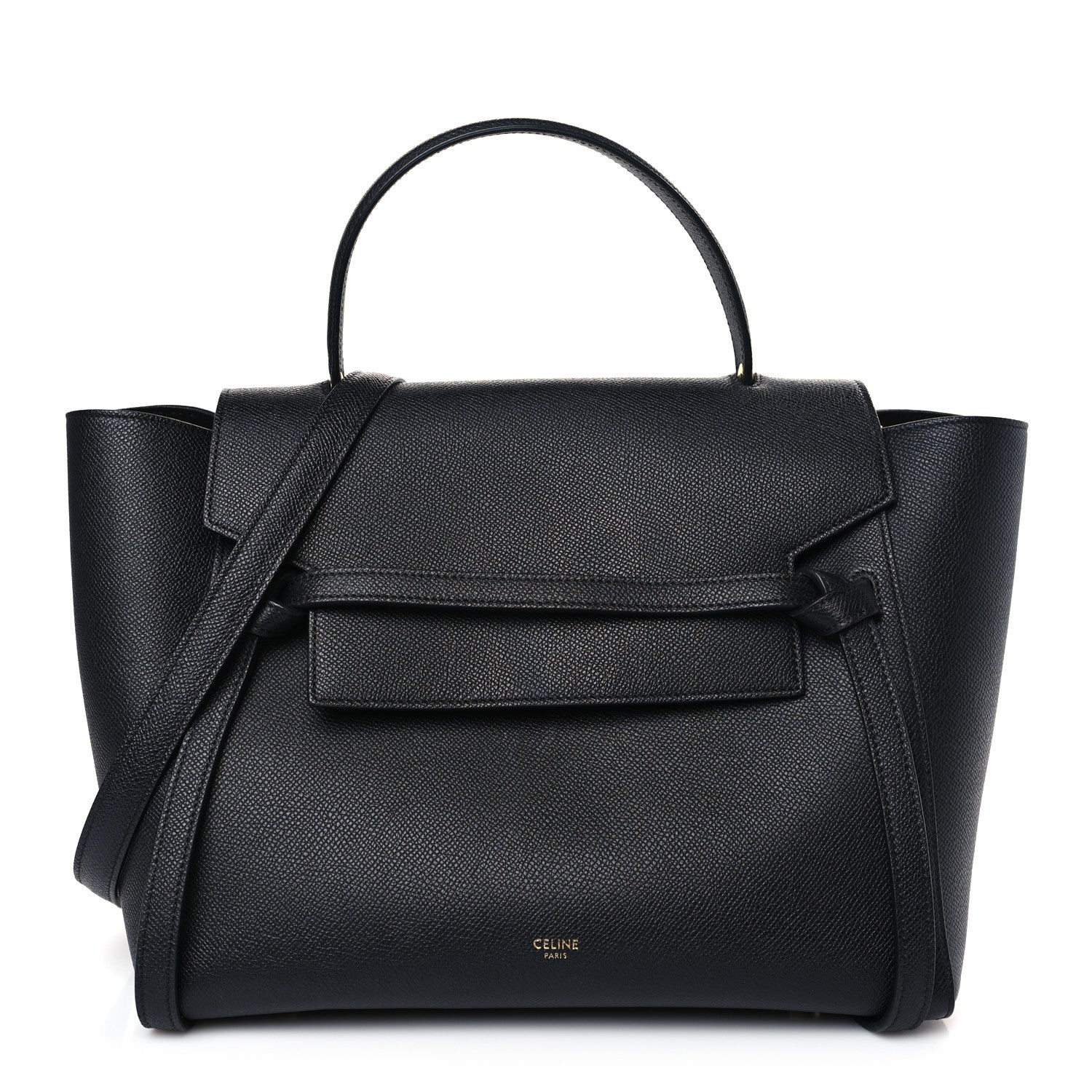 Celine Grained Calfskin Mini Belt Bag Black 1 of 9