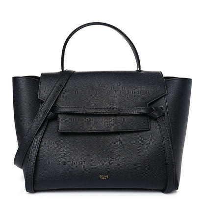 Celine Grained Calfskin Mini Belt Bag Black 1 of 9