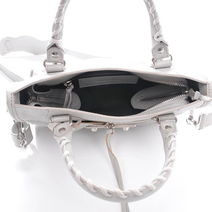 Balenciaga Chevre Silver Metallic Edge Hardware Classic Hardware Mini City Gris Glace 5 of 7