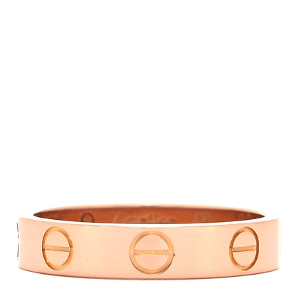 Cartier 18K Pink Gold 3.5mm LOVE Wedding Band Ring 48 4.5 1 of 5