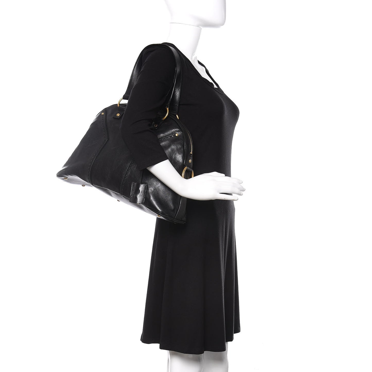 Calfskin Large Muse Black
