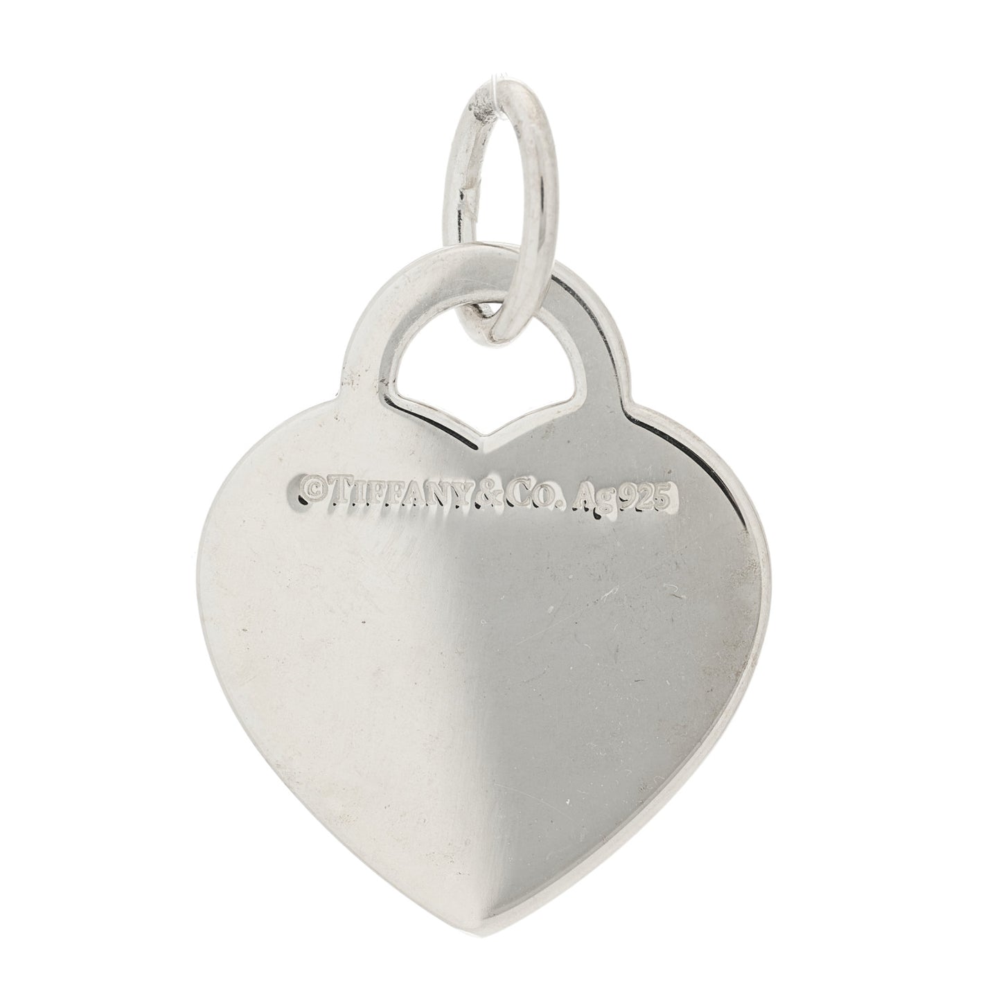 Sterling Silver Letter G Heart Charm