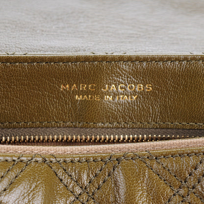 Marc Jacobs Lacquered Lambskin Baroque The Large Single Flap Fern 6 of 8