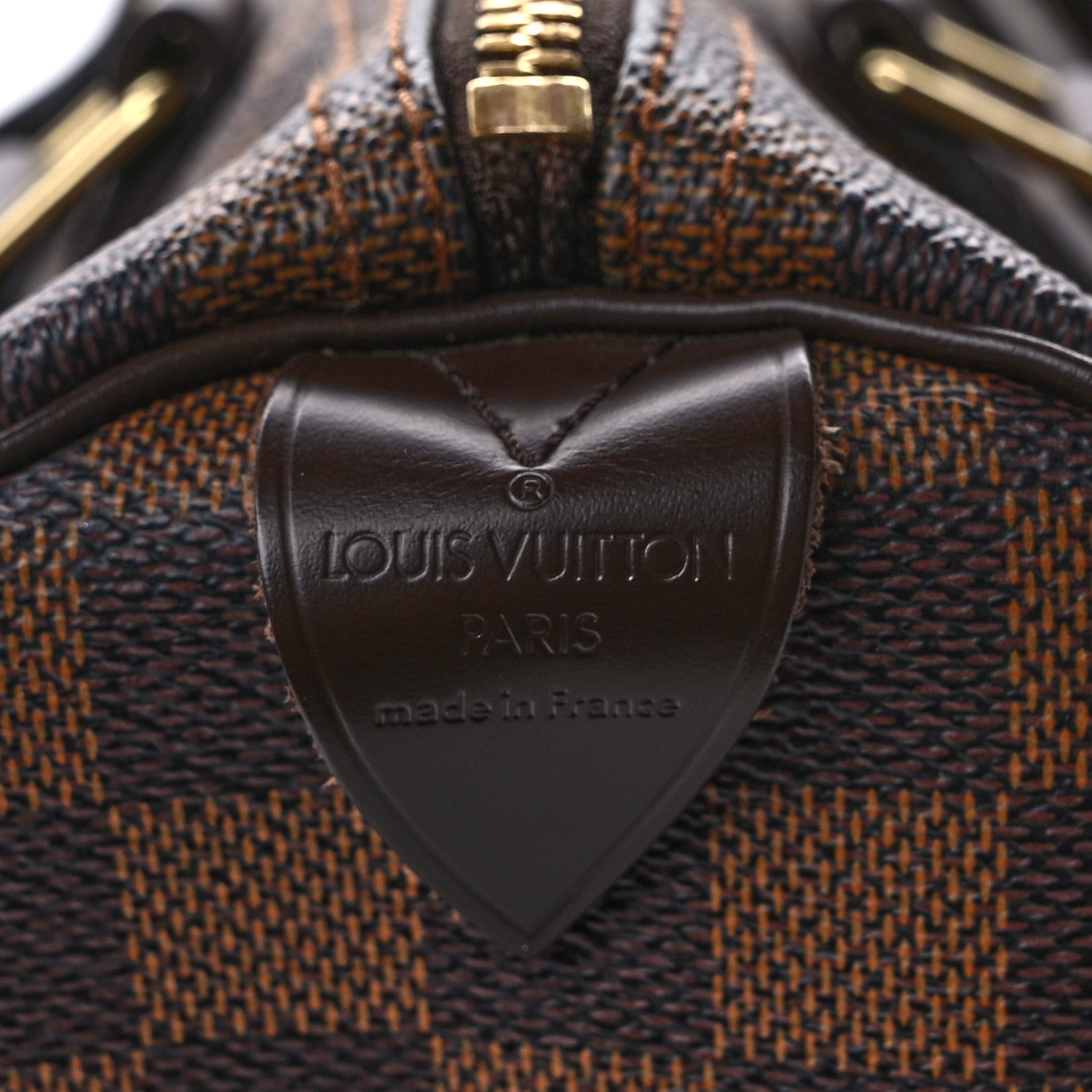 Louis Vuitton Damier Ebene Speedy 30 7 of 9