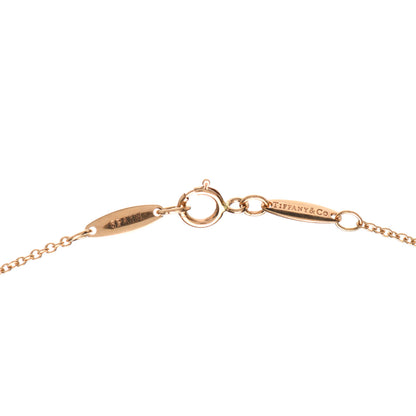 Tiffany 18K Rose Gold 12mm Elsa Peretti Cross Pendant Necklace 4 of 5