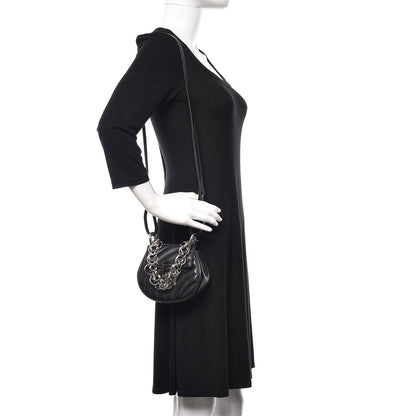 Chloe Calfskin Quilted Nano Drew Bijou Shoulder Bag Black 2 of 9