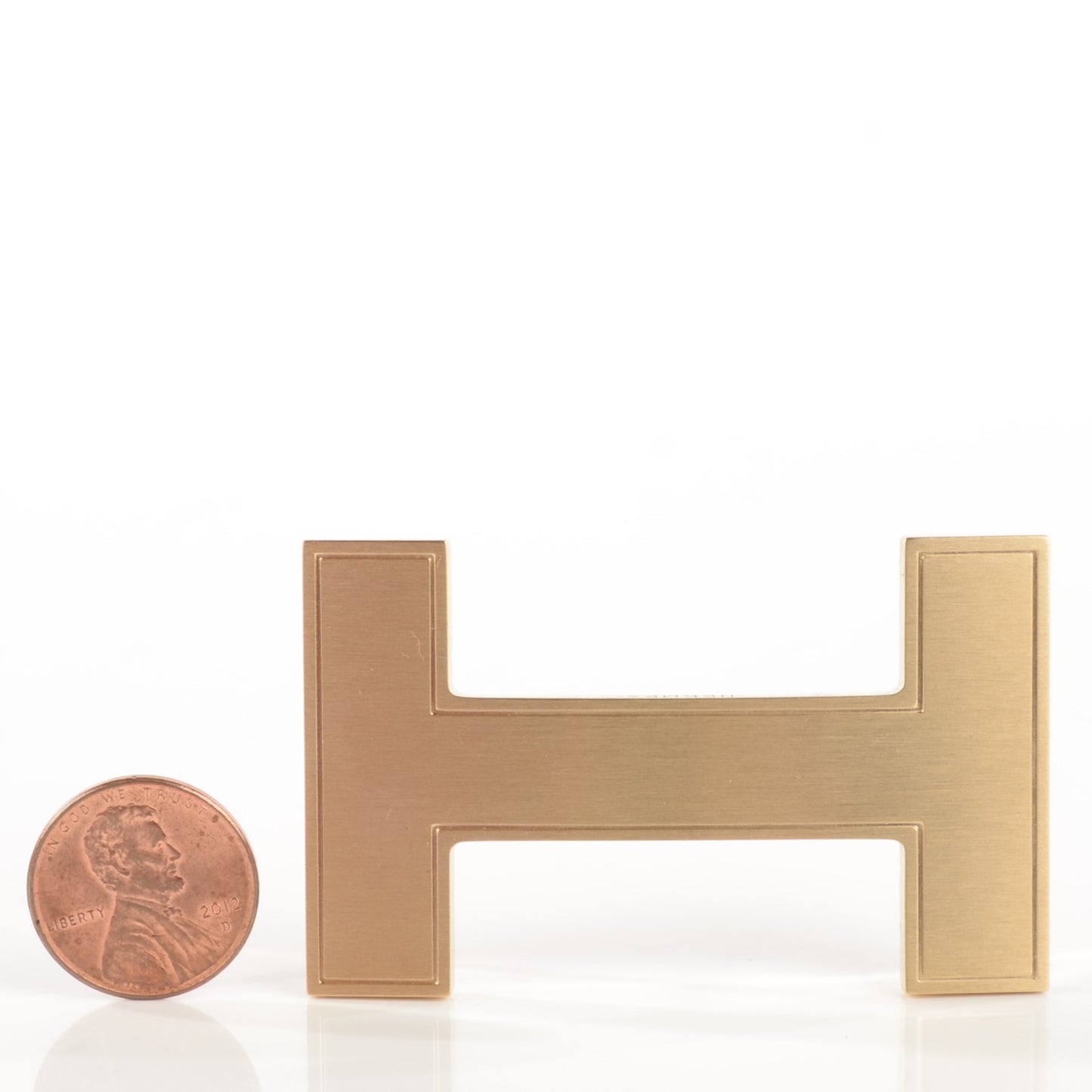 Quizz H Belt Buckle Gold