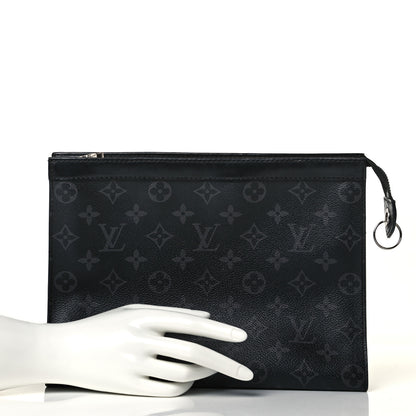 Louis Vuitton Monogram Eclipse Pochette Voyage MM 2 of 8
