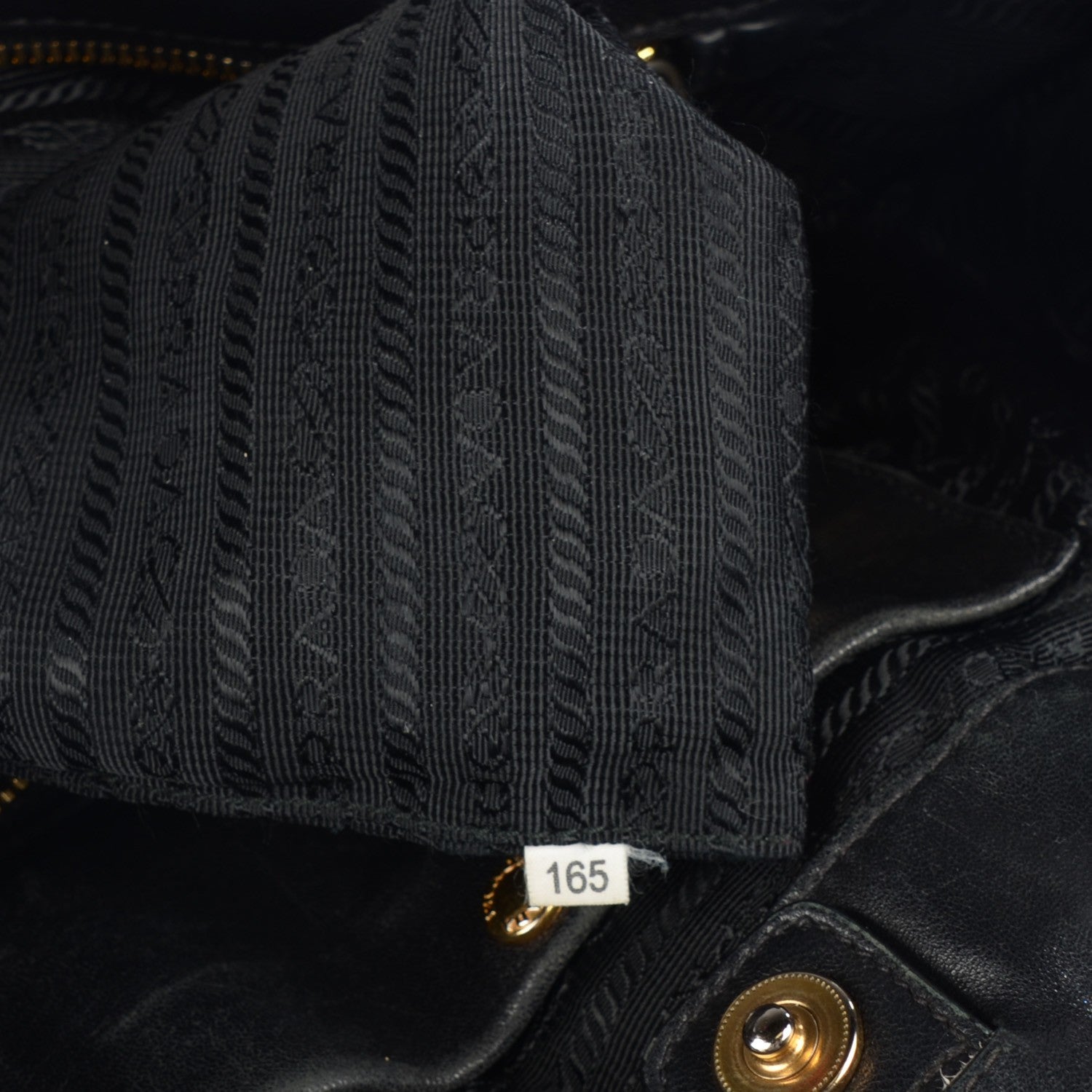 Prada Tessuto Nylon Nappa Gaufre Shoulder Bag Nero Black 8 of 10