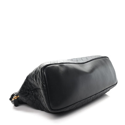 Saint Laurent Calfskin Quilted ES Giant Travel Bag Black 3 of 10