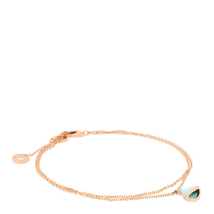 Bulgari 18K Yellow Gold Turquoise Divas' Dream Bracelet 1 of 4