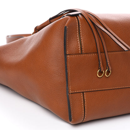 Chloe Smooth Calfskin Medium Milo Shopping Tote Caramel 6 of 8