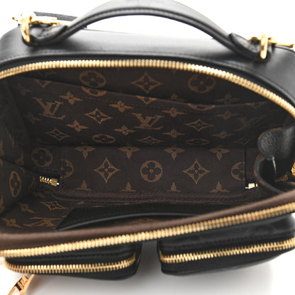 Louis Vuitton Calfskin Monogram Embossed Utility Crossbody Black 6 of 13
