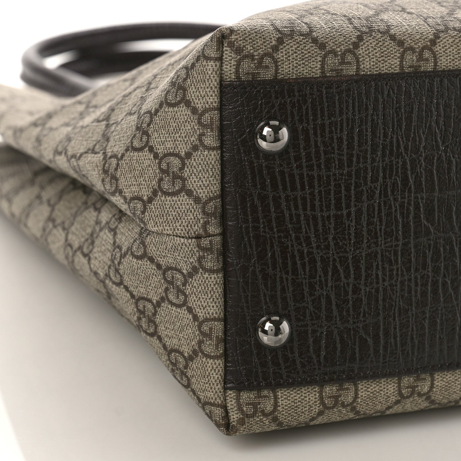 Gucci GG Plus Monogram Vertical Tote Dark Brown 8 of 10