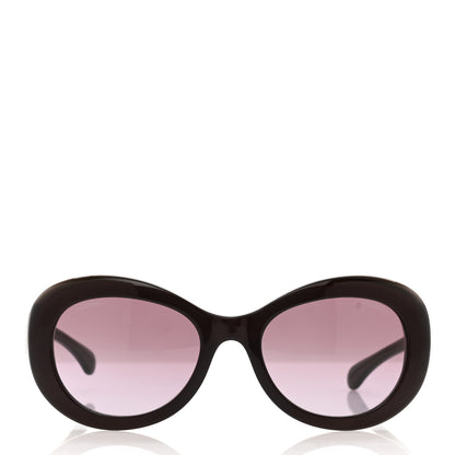 Chanel Acetate Oval CC Sunglasses 5469-B-A Burgundy 2 of 7