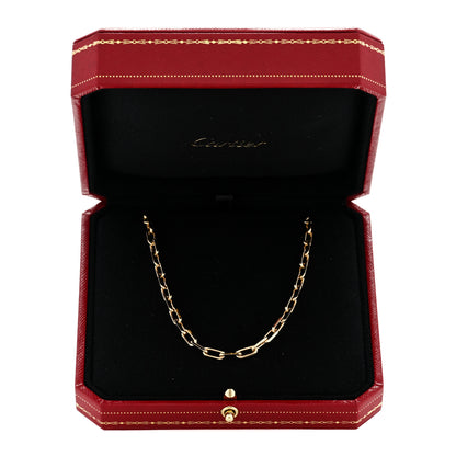Cartier 18K Yellow Gold SM Santos De Cartier Link Necklace 22" 5 of 5