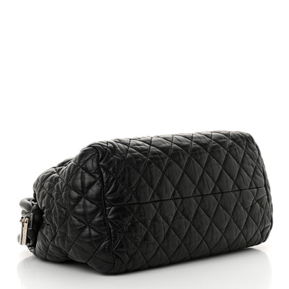 Chanel Lambskin Coco Cocoon Bowler Black 4 of 11