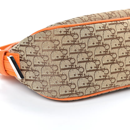 Christian Dior Monogram Shoulder Bag Orange Beige 8 of 11