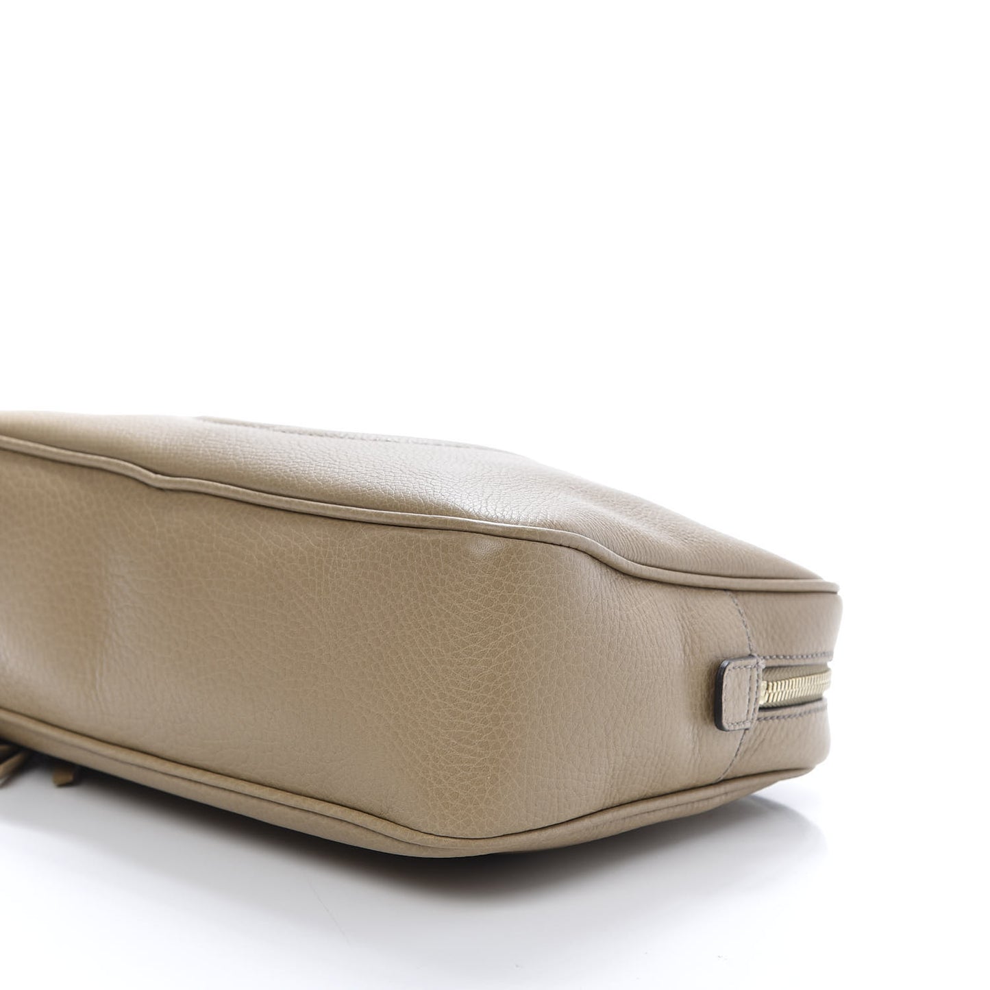 Pebbled Calfskin Small Soho Bowler Camelia