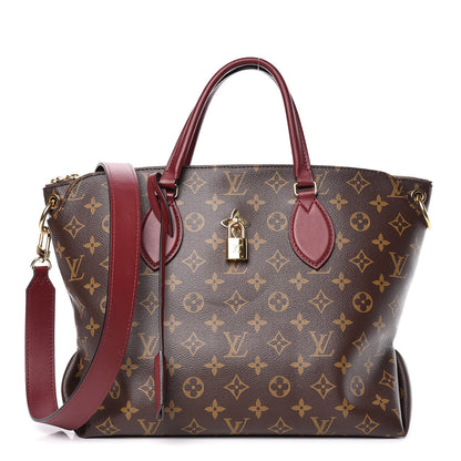 Louis Vuitton Monogram Flower Zipped Tote MM Bordeaux 1 of 16