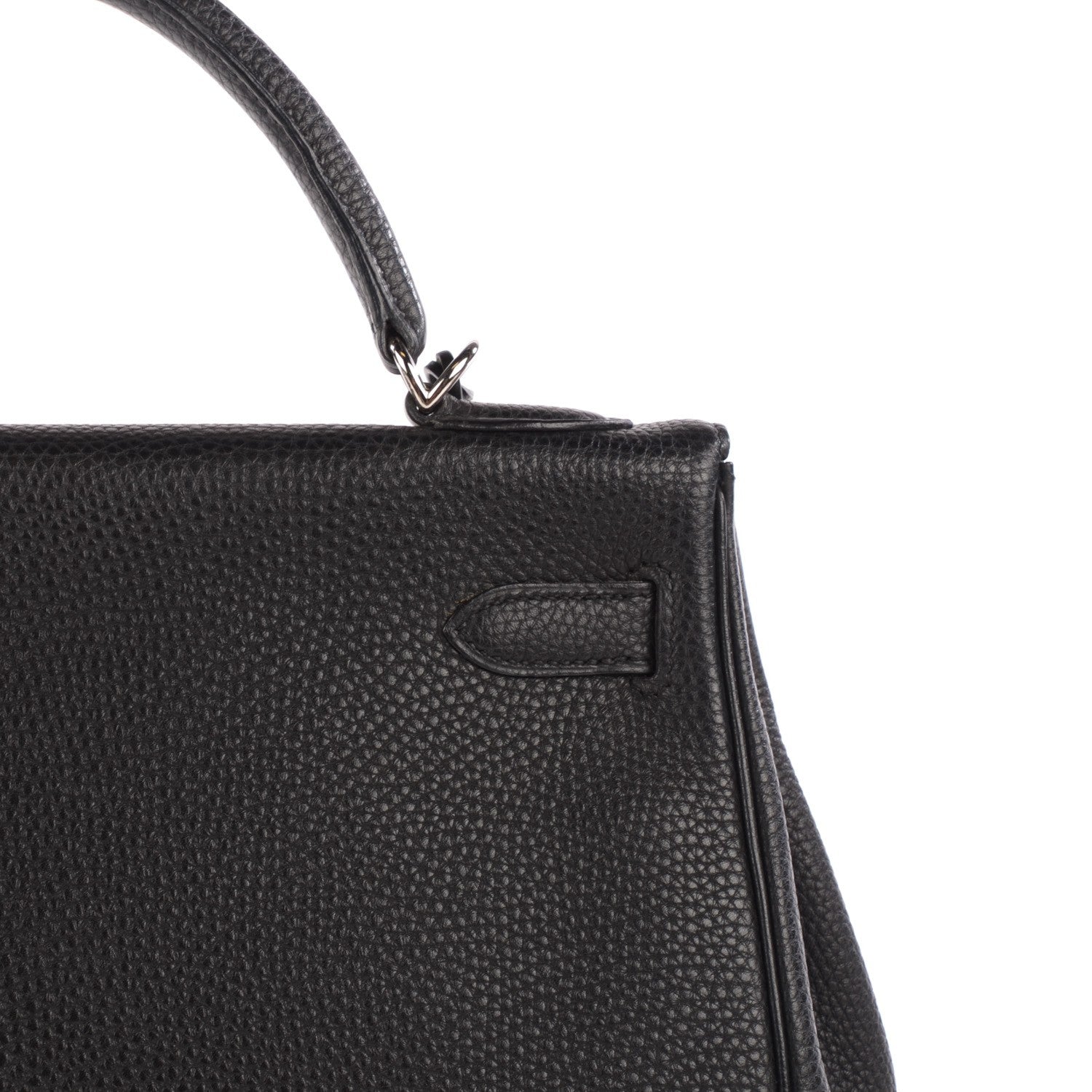 Hermes Togo Kelly Retourne 32 Black 7 of 27