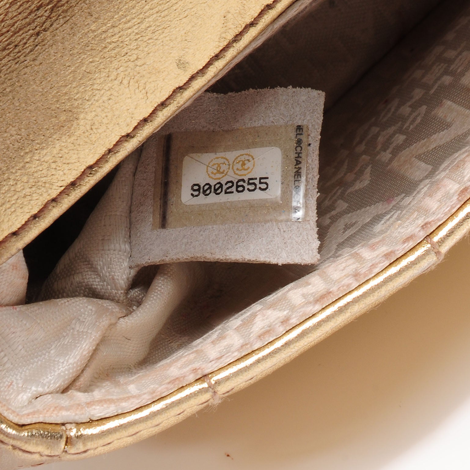 Chanel Lambskin Quilted Chocolate Bar 3 Chain Flap Gold 7 of 7