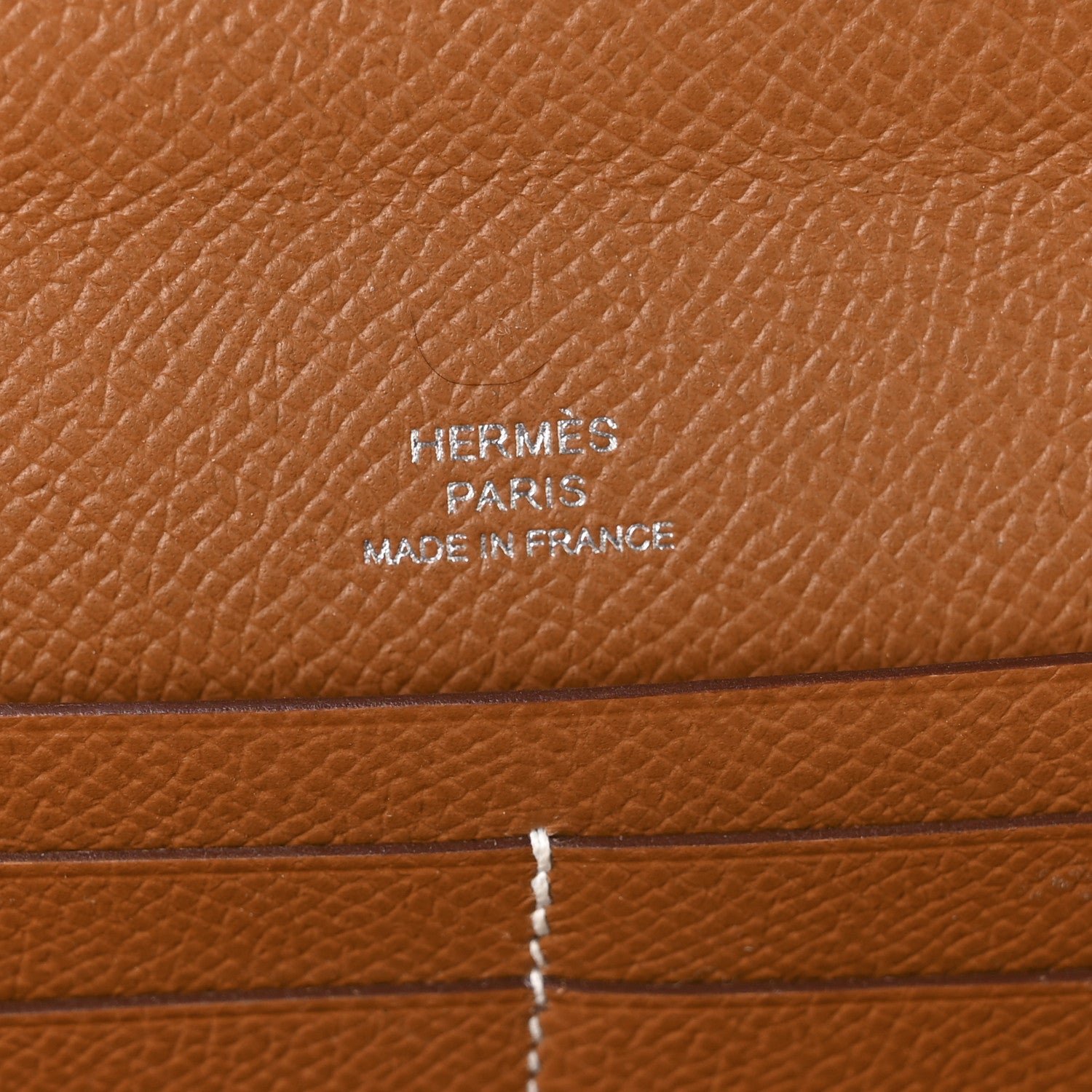 Hermes Epsom Maillon Wallet To Go Gold 6 of 11