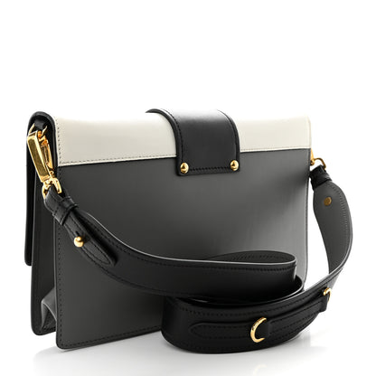 Prada City Calf Ribbon Bag Black Marmo Bianco 3 of 10