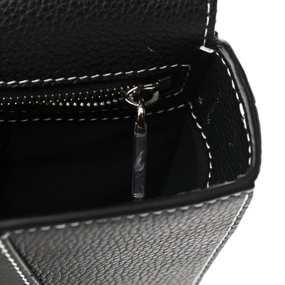 Christian Dior X SHAWN STUSSY Grained Calfskin Saddle Messenger Bag Black 8 of 11