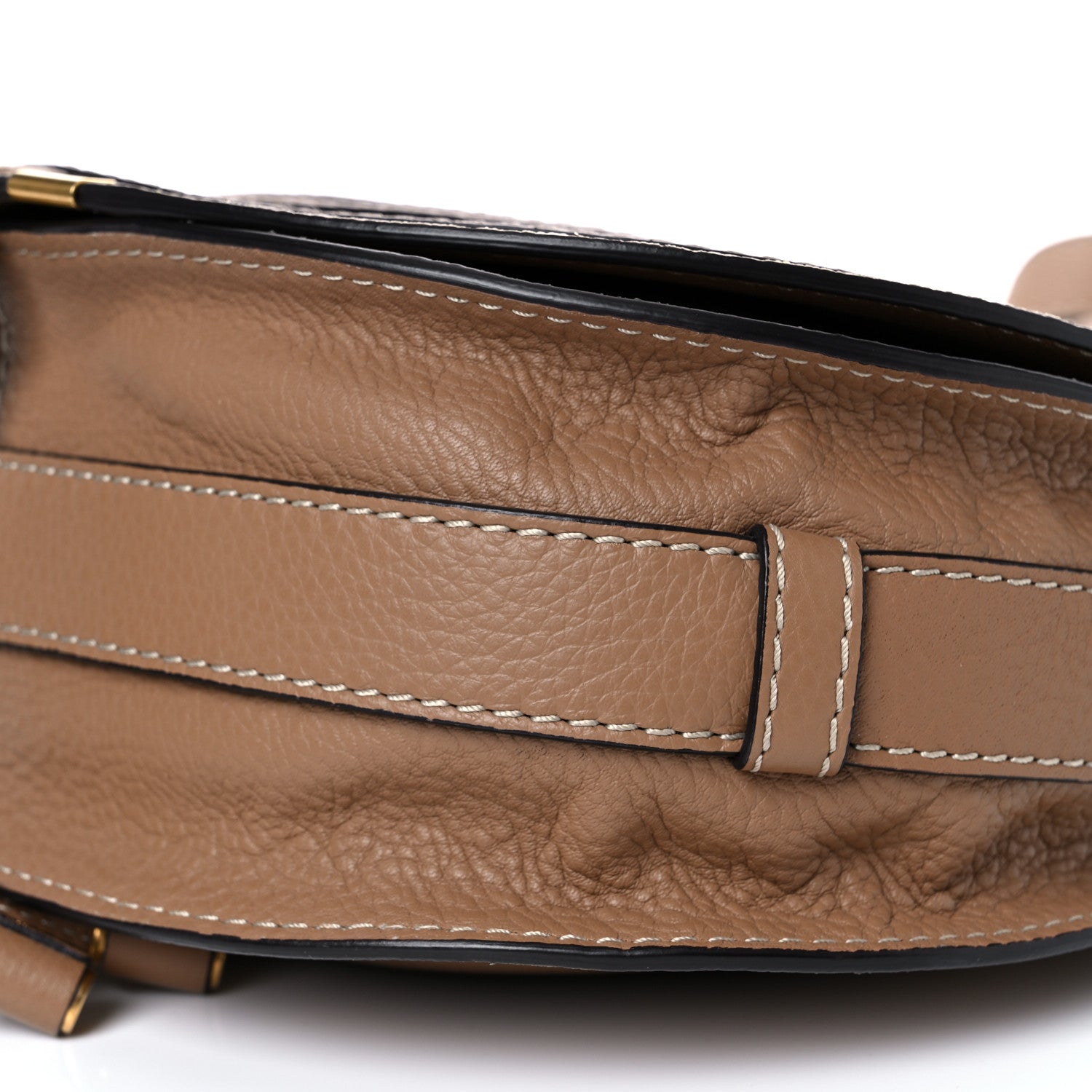 Chloe Calfskin Medium Marcie Round Crossbody Bag Nut 9 of 11