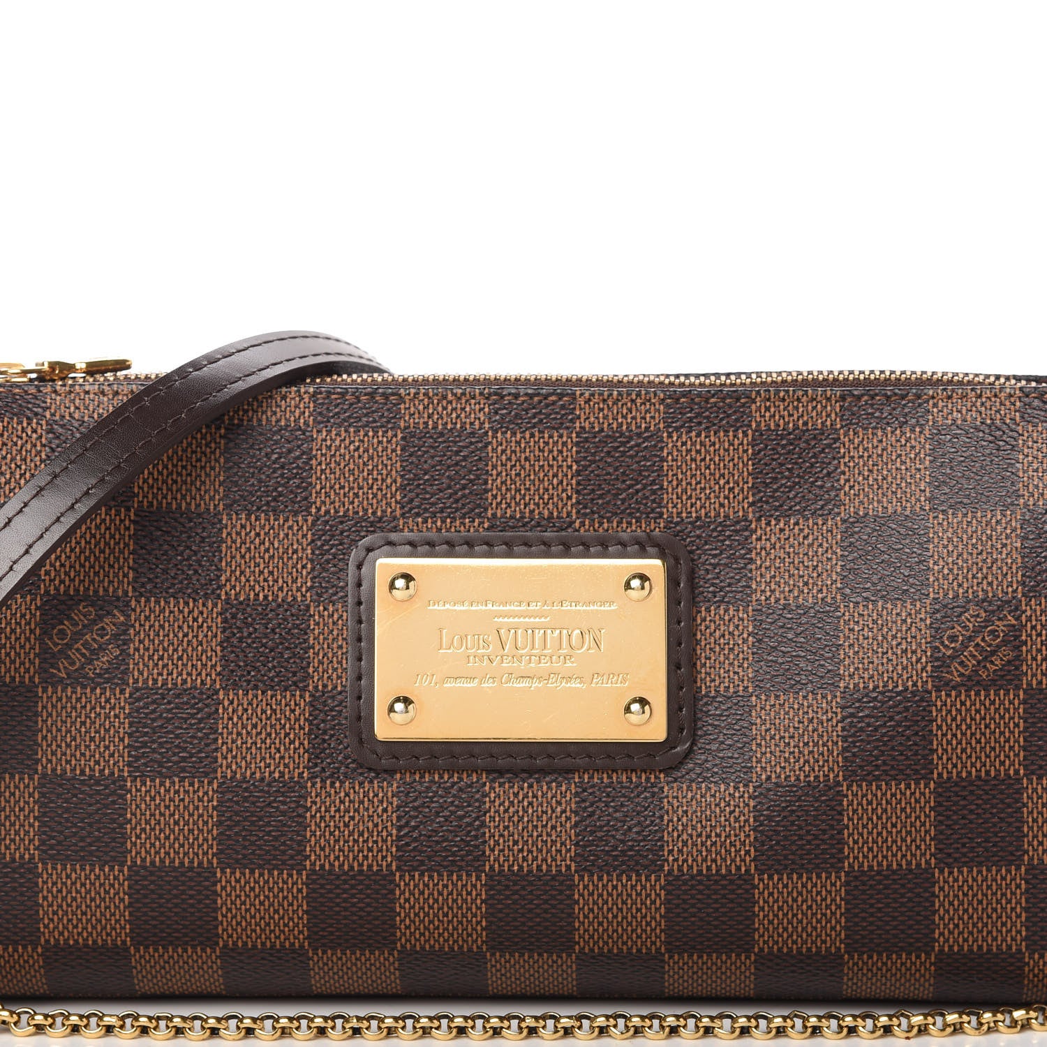 Louis Vuitton Damier Ebene Eva Clutch 10 of 10