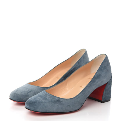 Christian Louboutin Veau Velours Miss Sab 55 Pumps 36.5 Tempete 3 of 8