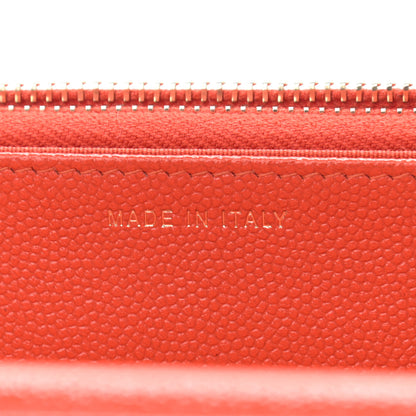 Chanel Caviar Quilted Golden Class Wallet On Chain WOC Red 8 of 12