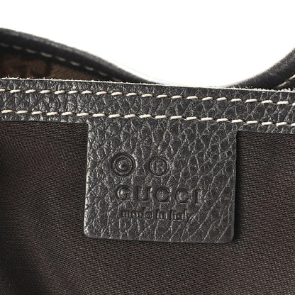 Gucci Crystal Monogram Dollar Calfskin Medium Joy Shoulder Bag Beige Ebony Testa Di Moro 6 of 10