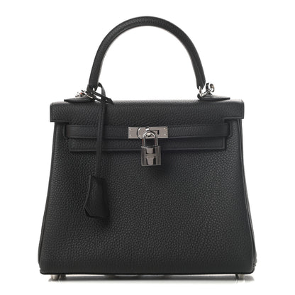 Hermes Togo Kelly Retourne 25 Black 1 of 13