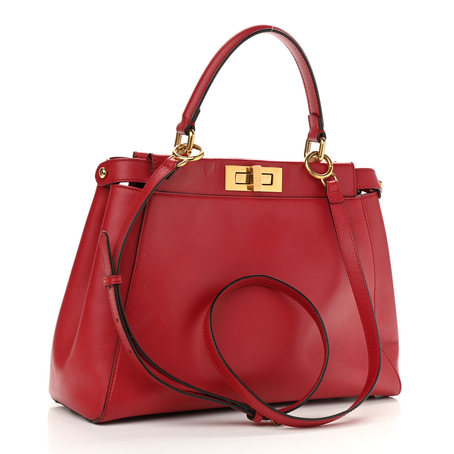 Vitello Morgan Fabric Jacquard Pequin Medium Peekaboo Iconic Satchel Mattone Tobacco Black
