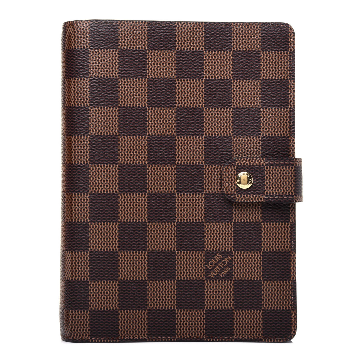 Damier Ebene Medium Ring Agenda Cover